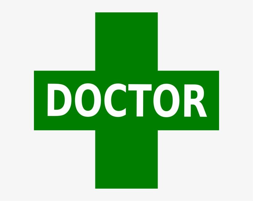 Doctor Logo Green White Clip Art - Doctor Logo Green, transparent png #1079475