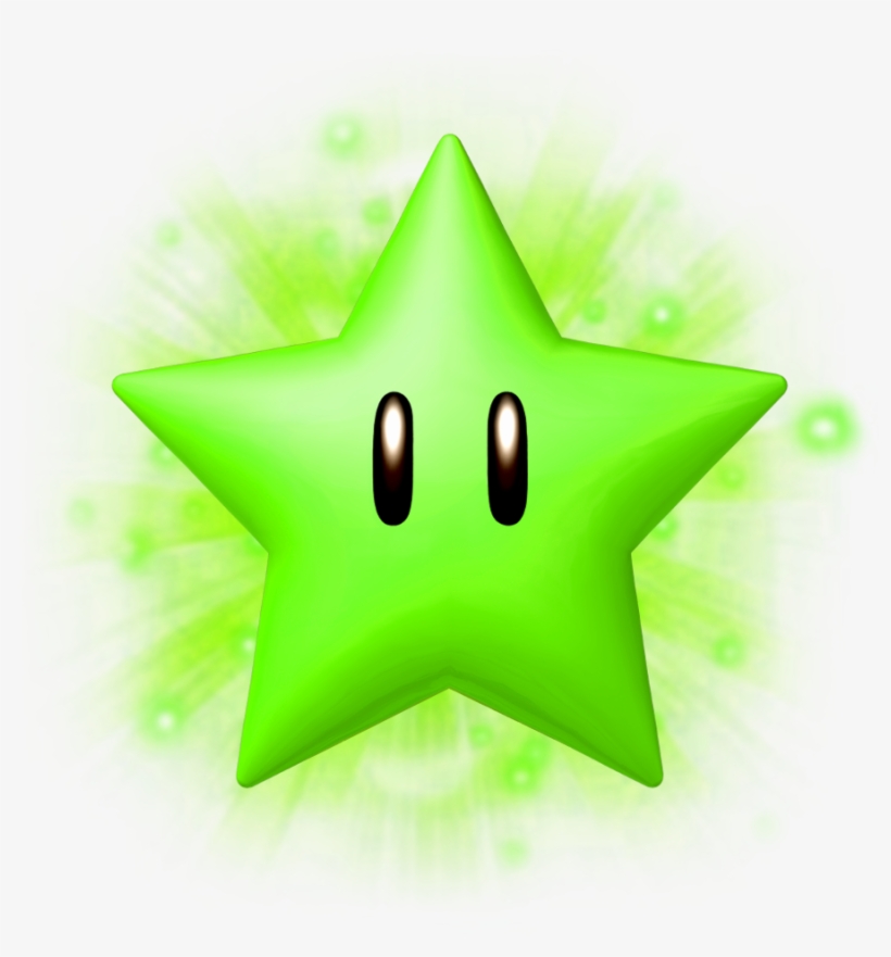 Greenstarsme - Super Mario Character Star, transparent png #1079527