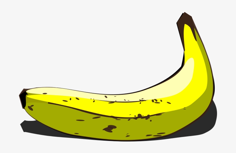Banana Free To Use Clipart - Yellow Banana Shower Curtain, transparent png #1079626
