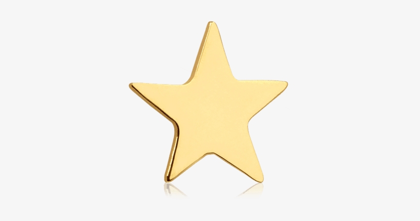 Tinkalink Gold Small Star Charm - Vlag Rood Met Gele Ster, transparent png #1079677