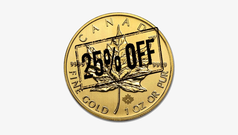 Buy Gold Buy Silver - Canadian Gold Maple Leaf, transparent png #1080282