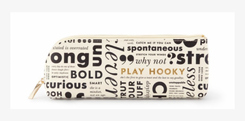 Kate Spade New York Pencil Case - What Do You Say, transparent png #1080396