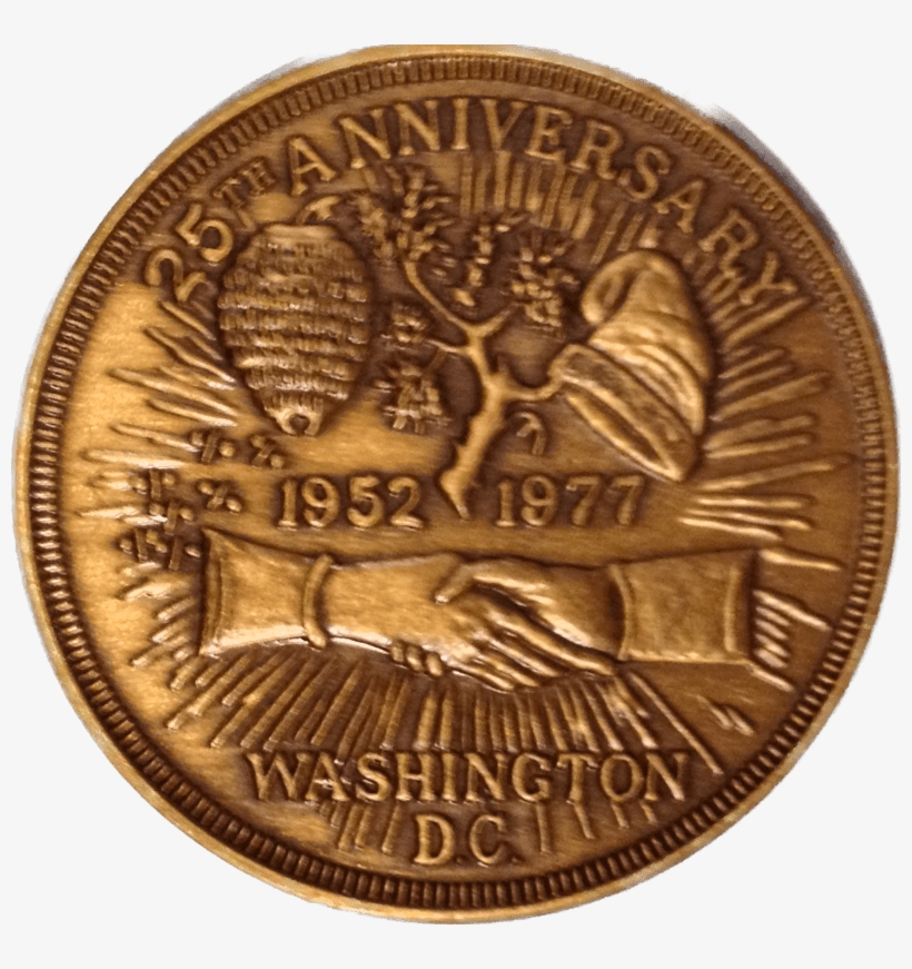 25th Anniversary Middle Atlantic Numismatic Association - Coin, transparent png #1080465