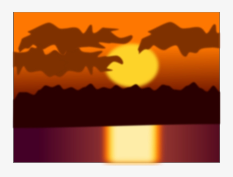 Pôr Do Sol Clipart Png, transparent png #1080573