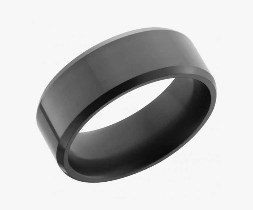 Elysium Black Diamond Polished Men's Band - Mens Wedding Bands, transparent png #1080685
