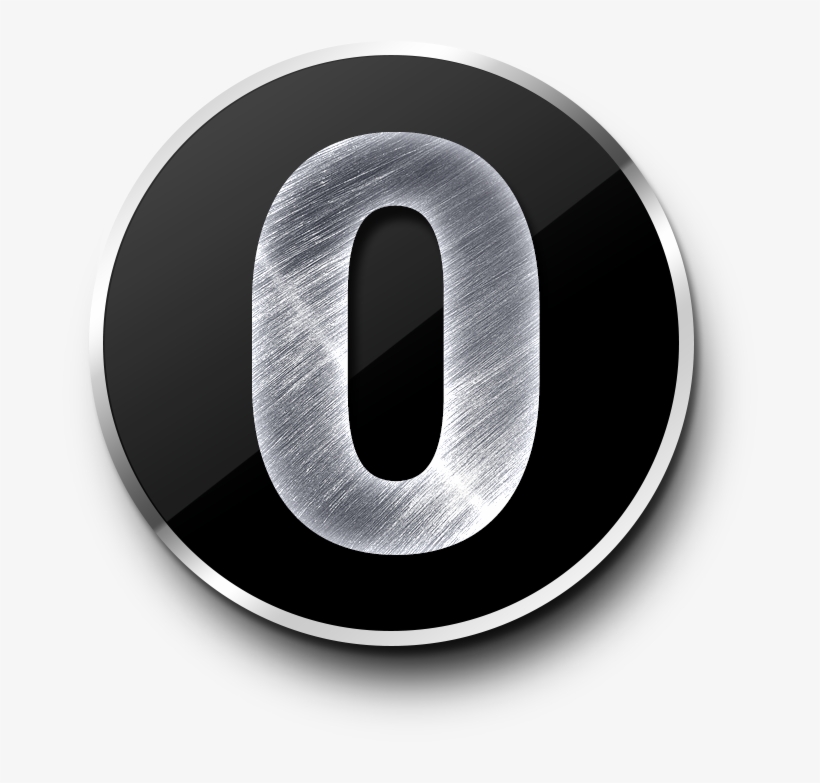 Metal Number 0, - 3d Number 3 Png, transparent png #1080708