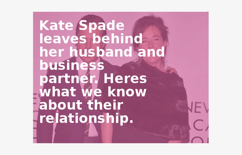 Kate Spade Leaves Behind Her Husband And Business Partner - Sportbekleidung Alle Punkte Von Der To-do-liste Aud, transparent png #1080796
