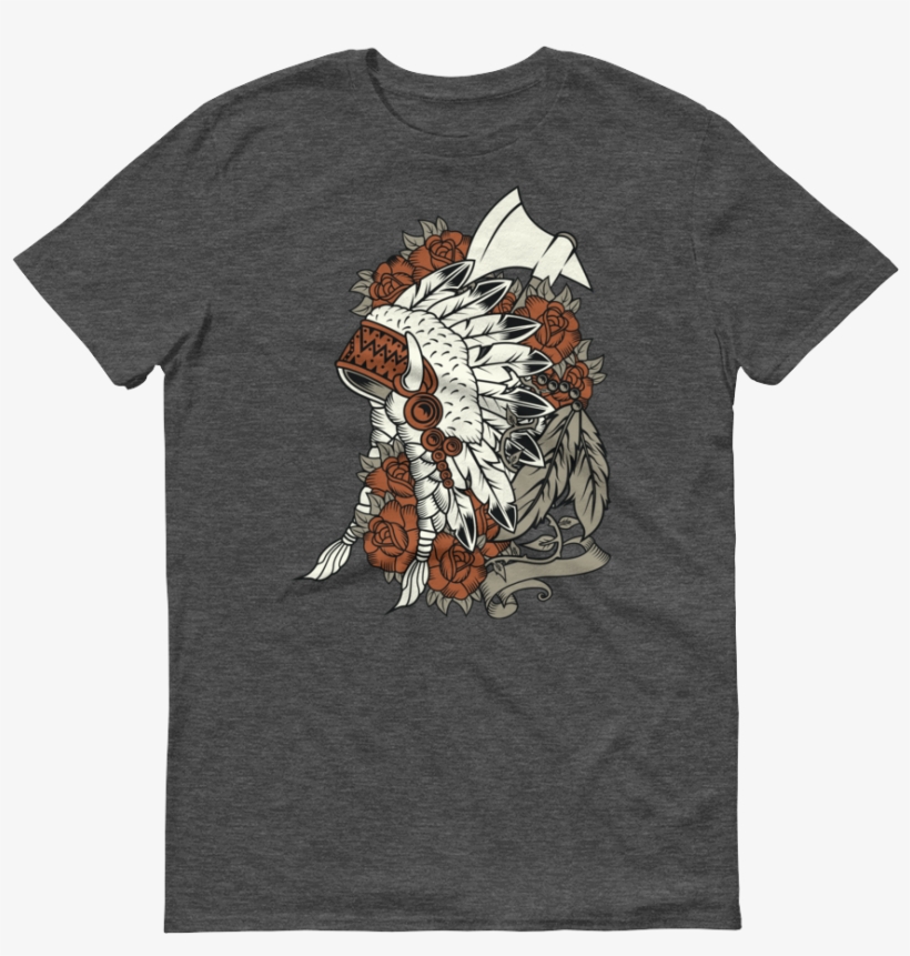 Headdress Tee - Je Suis Une Cœur Guerrier Ci Coeur Défaut Unisexe Chemise, transparent png #1081117