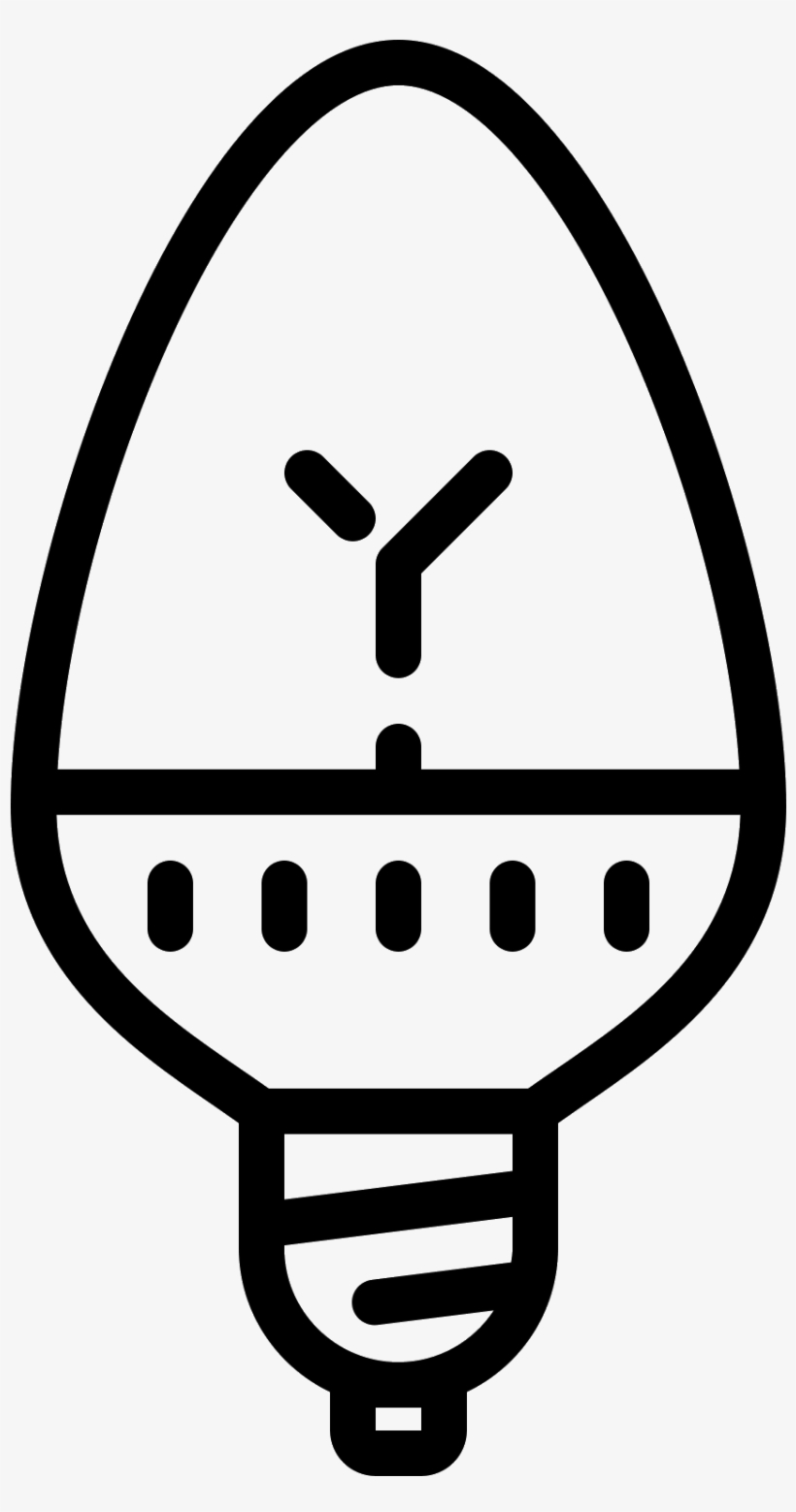 The Icon Is A Simple Egg Shaped Bulb, Jutting From, transparent png #1081326