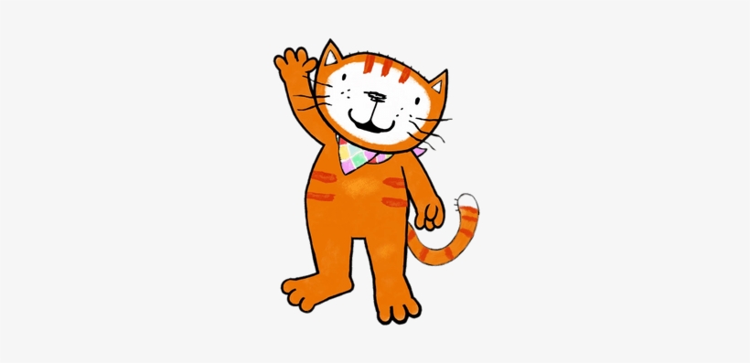 Poppy Cat Waving - Poppy Cat, transparent png #1081410