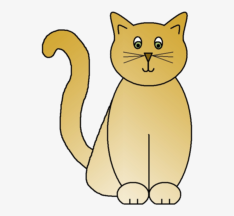 Sleeping Cat Clip Art - One Cat Clipart, transparent png #1081501