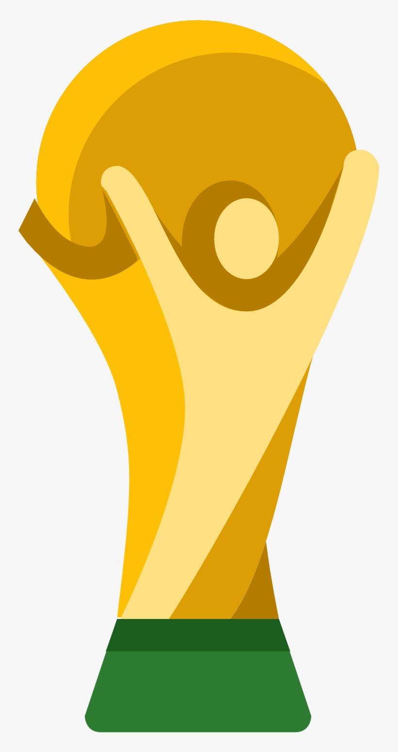 World Cup Trophy Clipart - Football World Cup Icon, transparent png #1081502