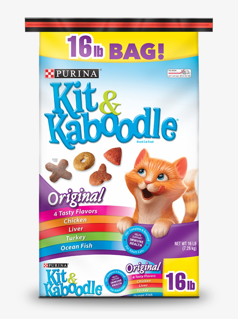 Purina Kit & Kaboodle Original Adult Dry Cat Food, transparent png #1081992