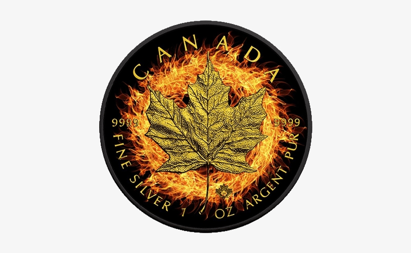 Black Ruthenium Burning Maple Leaf Fire - Book Of Selves: The Redwork, transparent png #1082156
