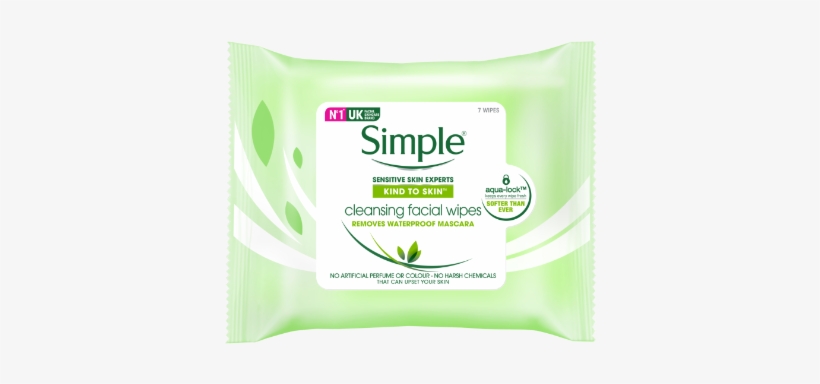 Simple Kind To Skin Cleansing Facial Wipes - Simple Water Boost Micellar Facial Gel Wash 148ml, transparent png #1082209