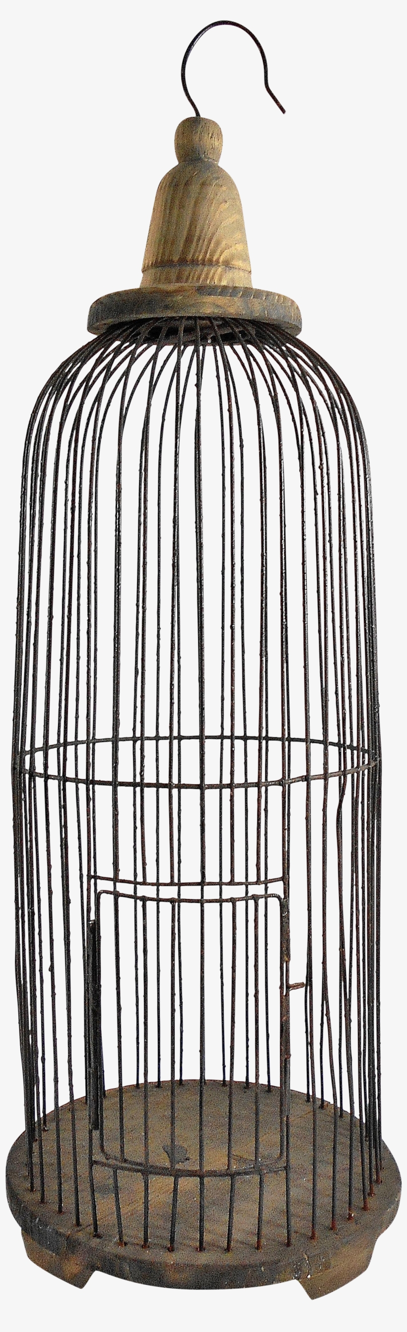 Decorative Round Wire Hanging Birdcage - Electrical Wiring, transparent png #1082528