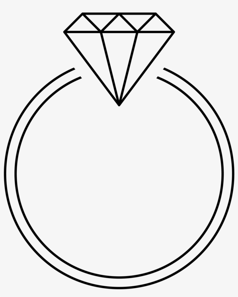 Clip Stock Wedding Black Transparent - Transparent Background Ring Clipart, transparent png #1082799