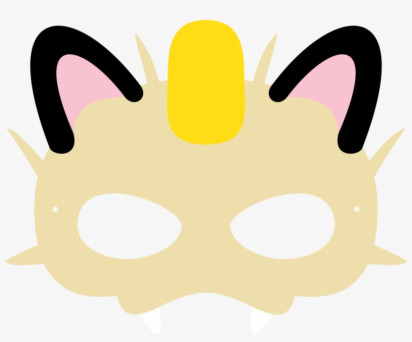 Pokemon Birthday, Pokemon Party, Pikachu Pokemon Go, - Pokemon Mask Printable, transparent png #1082895