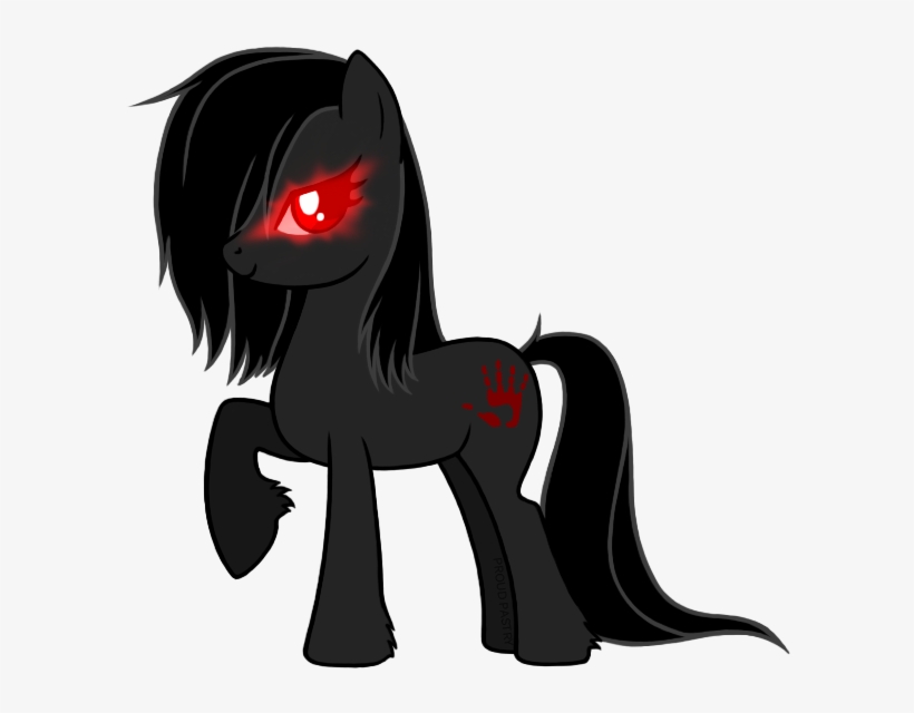 Proudpastry, Dark Brotherhood, Glowing Eyes, Ponified, - Dark Horse Red Eyes, transparent png #1083180