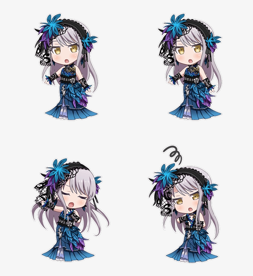 Birdcage Diva Chibi - Bang Dream!, transparent png #1083239