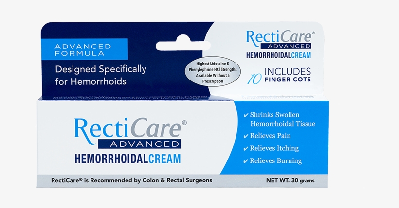 Powerful, Dual-action Relief Of Pain And Swelling In - Recticare, transparent png #1083394