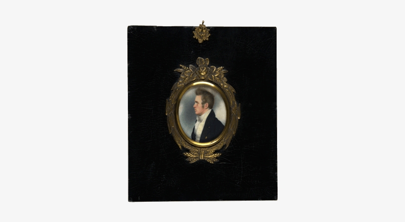 Nathaniel Jocelyn, Miniature Watercolor On Ivory, 1817 - George Munger, transparent png #1083398