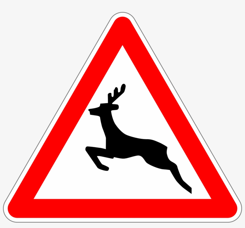 Dangerous Curve To The Left - Left Curve Road Sign, transparent png #1083503