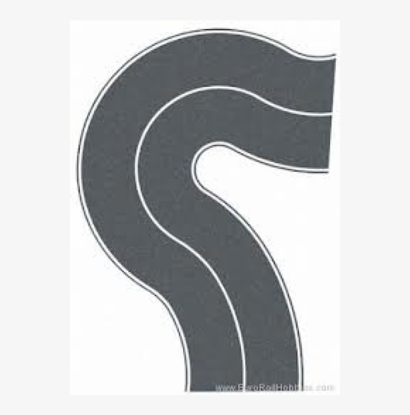 Noch 60704, Curved Road, - Cafepress 13 1 Blue Marathon Sticker Oval Oval Bumper, transparent png #1083561