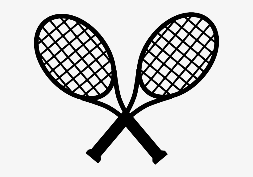 Crossed Tennis Racket Clipart, transparent png #1083596