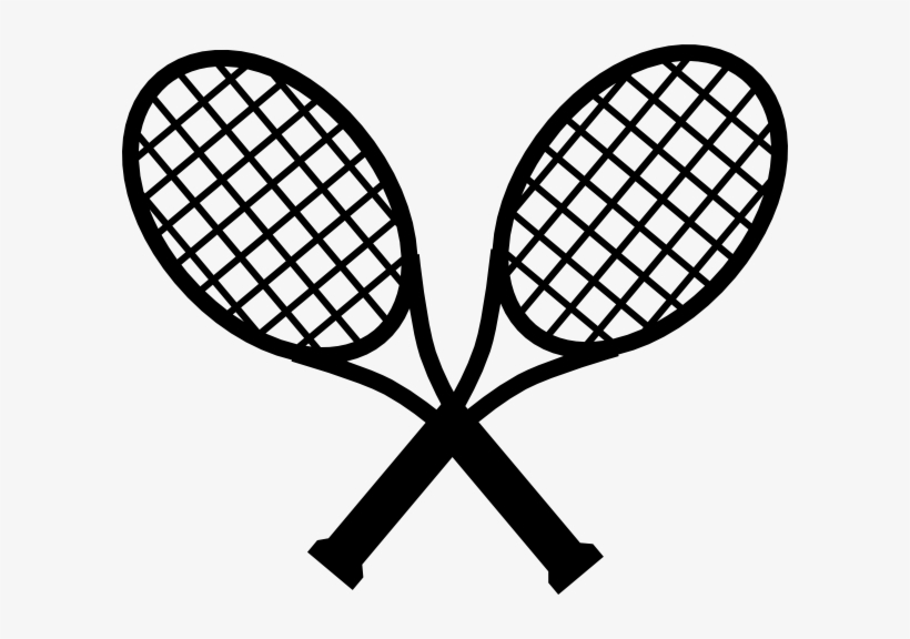 Crossed Tennis Racket Clipart Free Transparent PNG Download PNGkey