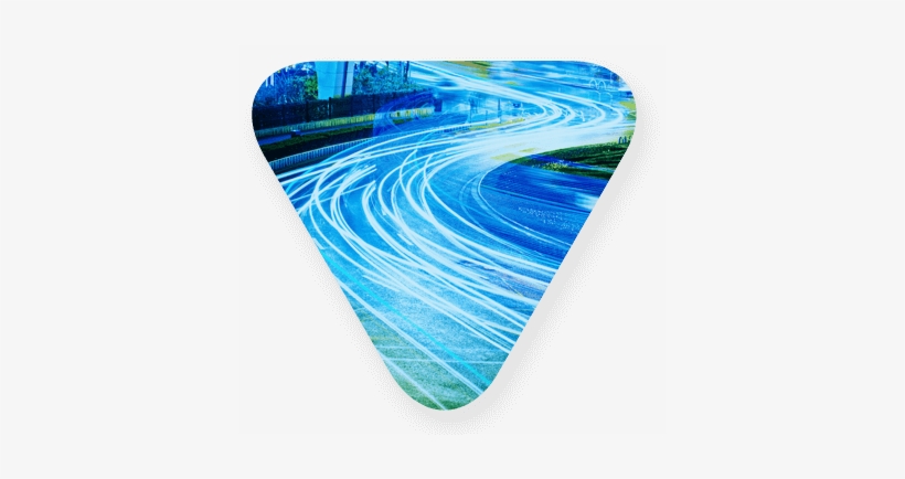 Blue Curved Lines On A Road - Road, transparent png #1083671