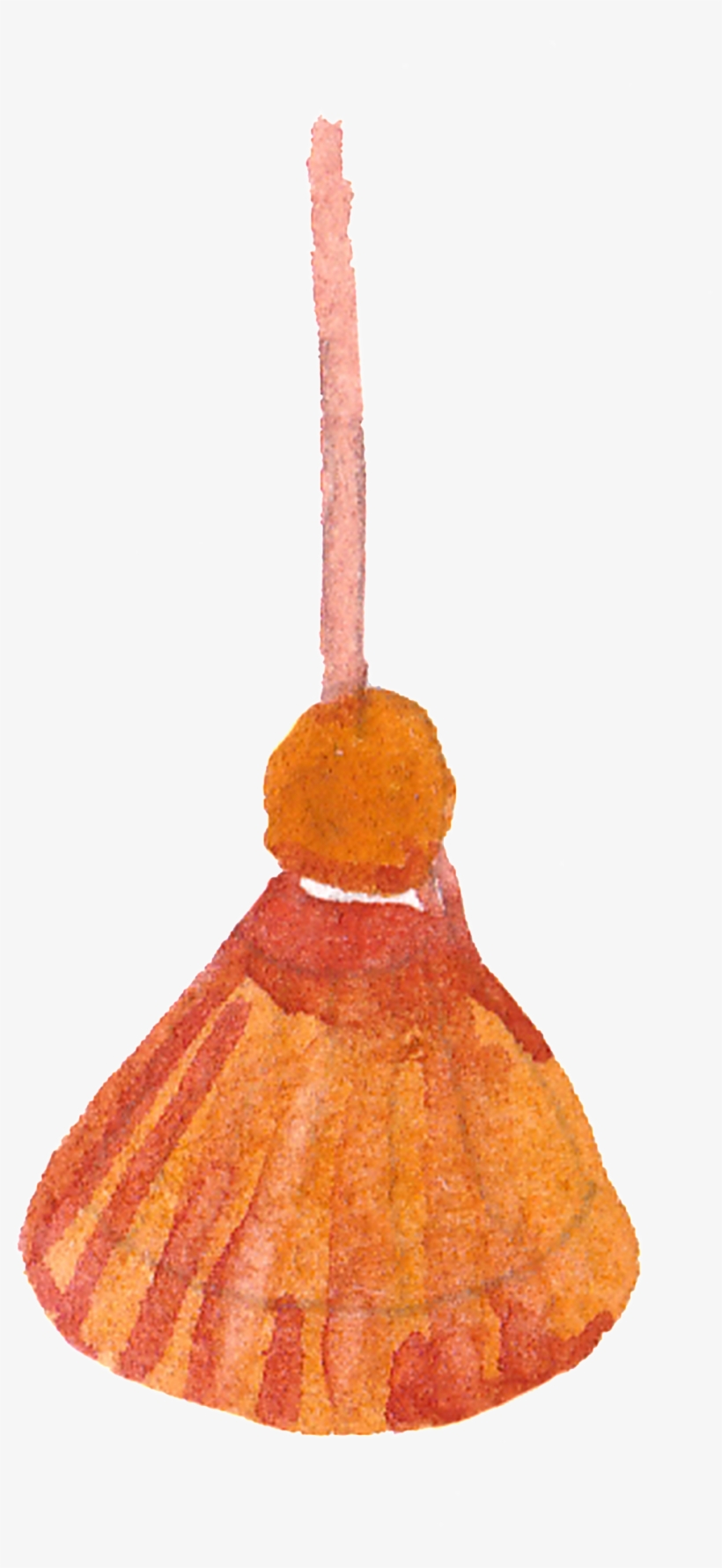 This Graphics Is Cartoon Broom Transparent Decorative - Watercolor Painting, transparent png #1083695