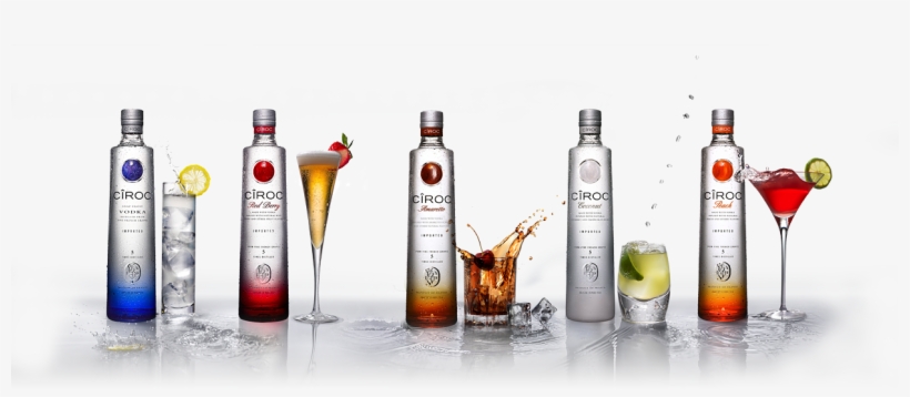 Url-1 - Ciroc Coconut Flavoured Vodka, transparent png #1083937