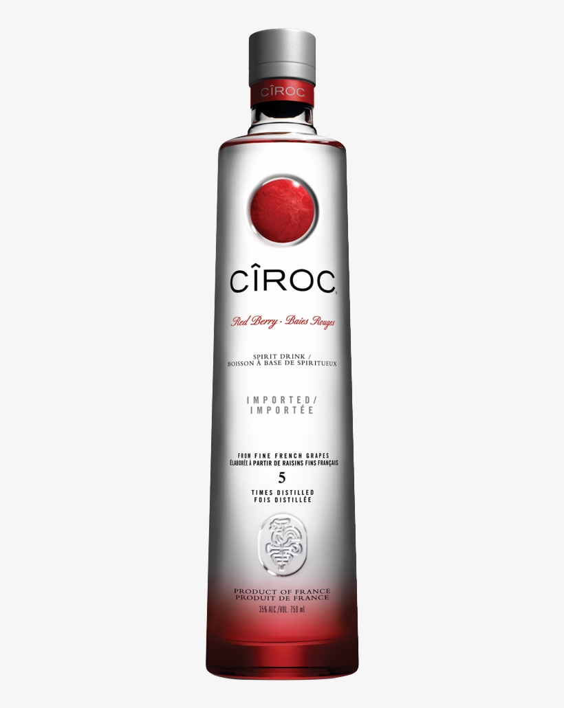 Ciroc Red Berry Vodka - Ciroc Red Berry Flavoured Vodka, transparent png #1083962