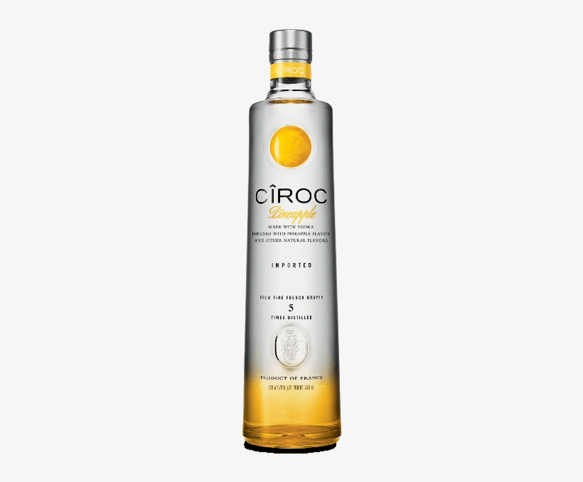 Ciroc Red Berry Png - Pineapple Ciroc Bottle, transparent png #1083988