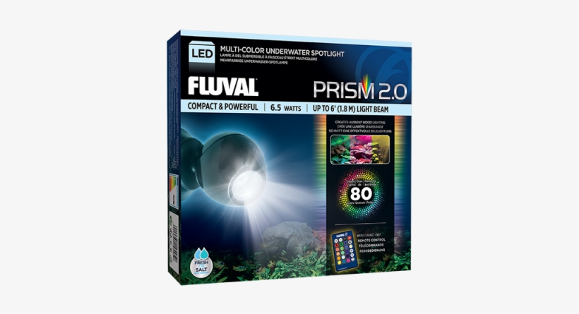 Able To Mount Anywhere Under Glass, The 2nd Generation - Fluval A3975 Prism Led Spot Light, transparent png #1084034