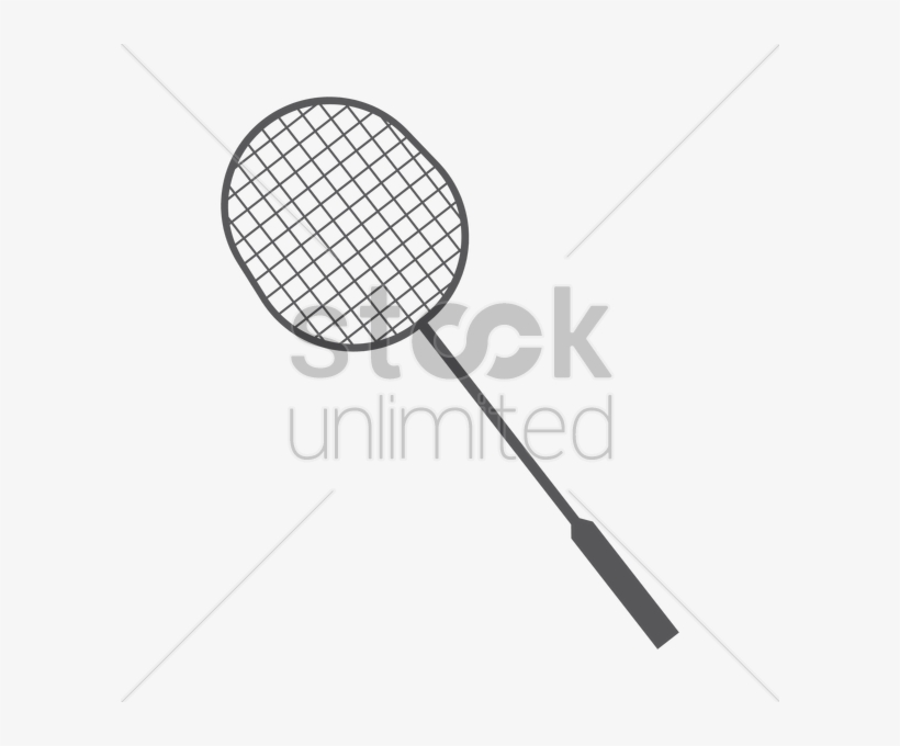 Racket Vector Image Stockunlimited Graphic - Badminton Racket Vector Hd, transparent png #1084037