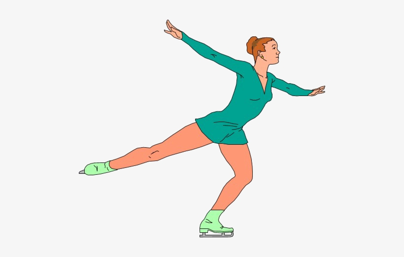 Women Skating - Figure Skating Animation, transparent png #1084082