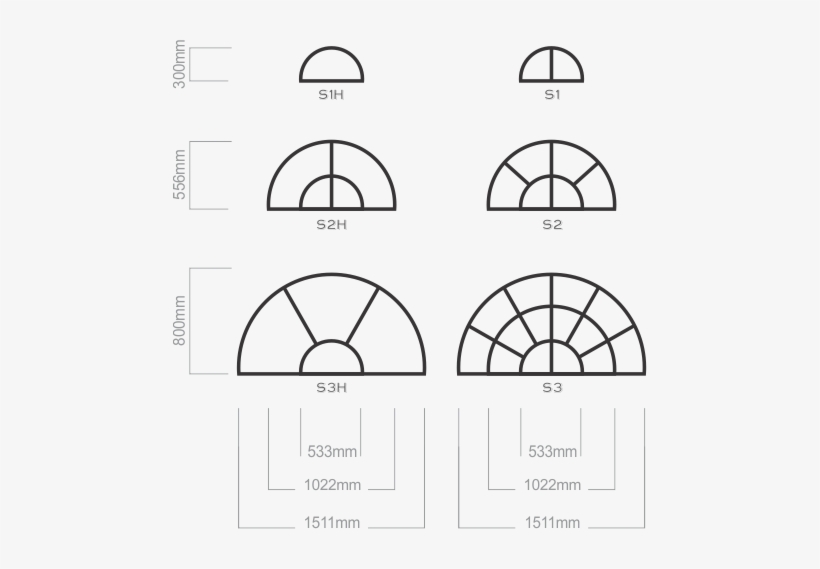 Semi-circular Fixed Fanlights - Fanlight, transparent png #1084202