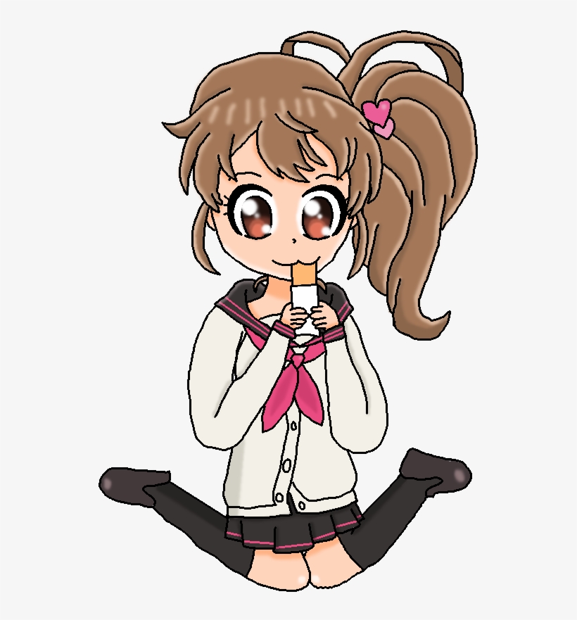 Ema Hinata Eating A Hot Pocket By Asahigirl-dapkxfh - Girl Eating Hot Pockets, transparent png #1084415