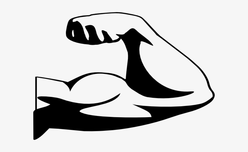 Flex Muscle Png Svg Transparent Download - Fitness Journal 2017 Food Diary Workout Journal Logbook, transparent png #1085019