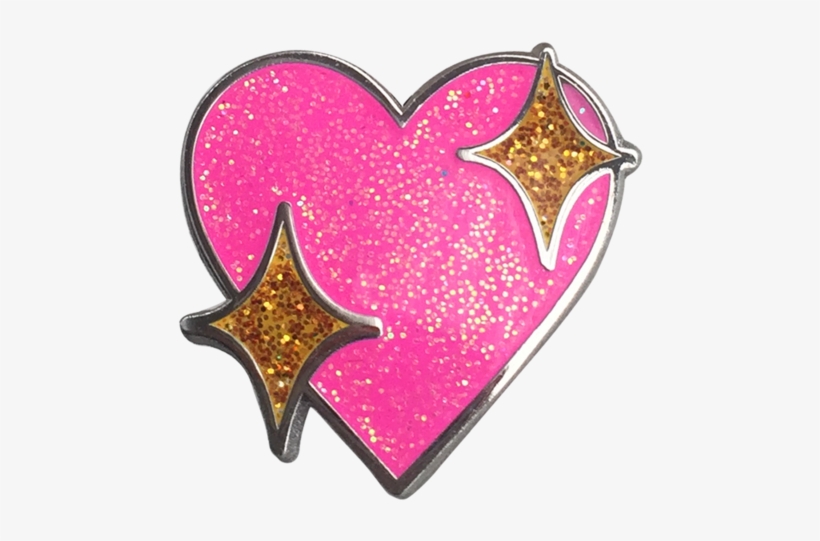 Glitter Pink Png - Heart Emoji Png, transparent png #1085188