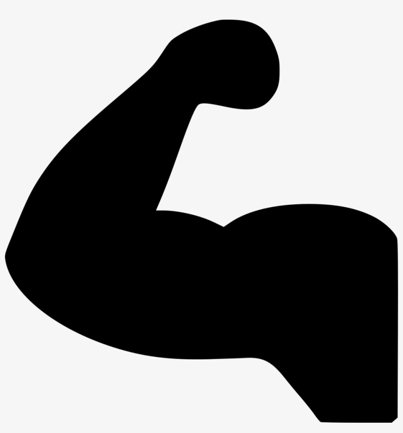 Muscles Comments - Icon Muscle White Png, transparent png #1085264