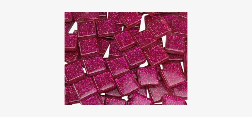 Pink Glitter Glass Mosaic Tiles - Glass Mosaic, transparent png #1085323