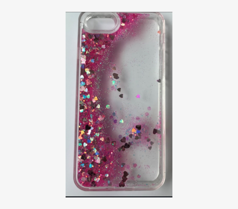 Pink Glitter Liquid For Iphone 7/8 - Iphone 7, transparent png #1085620