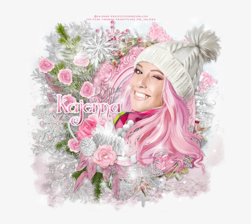 Pink Glitter And Snow - Illustration, transparent png #1085923