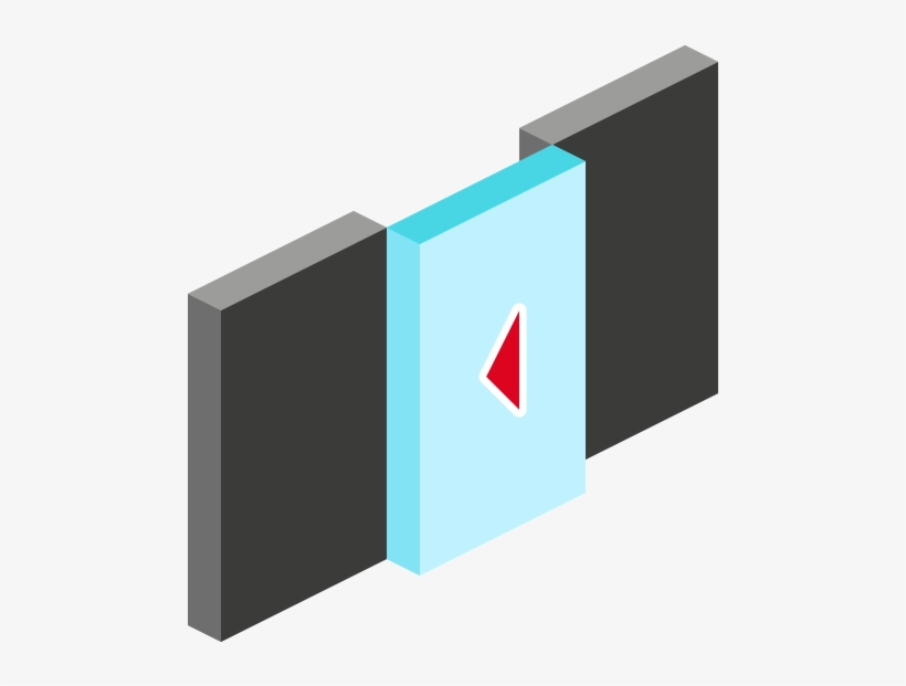 Image Of Single Glass Sliding Doors Icon - Sliding Door Icon, transparent png #1086239