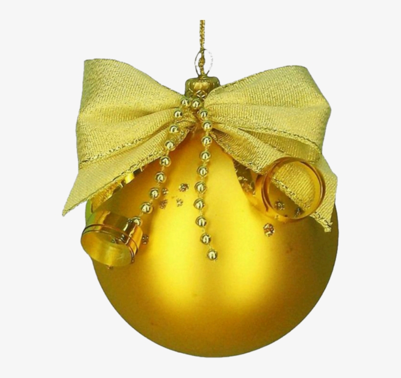 Gif Noel Page - Boule De Noel Dore, transparent png #1086309