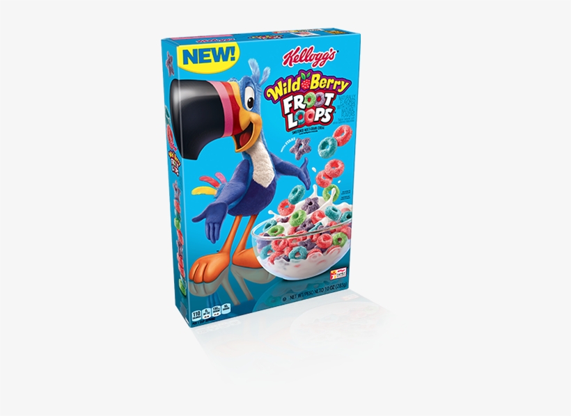Kellogg's Wild Berry Froot Loops Cereal - Wild Berry Froot Loops, transparent png #1086340