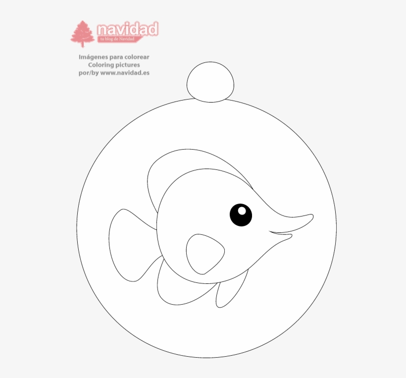 Bola Navidad Pez - San Clemente De Tahull, transparent png #1086937